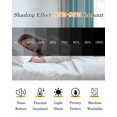 thumbnail image 5 of Turquoise Aqua Stripes Blackout Curtains, Light Blocking Print Window Curtains, Modern Minimalist Abstract Lines Thermal Insulated Window Drapes for Living Room Kitchen Cafe 2 Panels, 84"W x 84"L, 5 of 9
