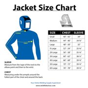 Steiner 8215-4X 30 Bourbon Side Split Cowhide Welding Jacket, 4X-Large