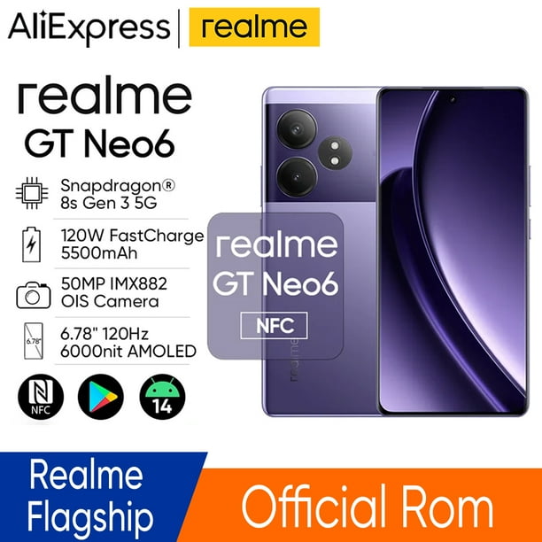 Teléfono inteligente realme GT Neo 6 5G original desbloqueado