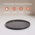 thumbnail image 2 of Our Place Dinner Plates - Set of Four 10.5” Handcrafted Ceramic Dinner Plates | Chip-Resistant, Restaurant-Grade | Stackable & Space-Saving | Char, 2 of 8
