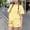 Yellow, variant on Amidoa Girls 2 Piece Outfits Summer Clothes Floral Print Short Sleeve Cute T-Shirt and Shorts Casual Kids Clothing Sets,Pink Size 7