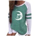 thumbnail image 1 of Camisas sexy para mujer Cuello redondo Manga larga Tops Impreso Blusa regular Fridja fjkfkj1849, 1 of 6