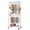 White, variant on edx 3 Tier Heavy Duty Rolling Garment Rack with Lockable Rollers,Freestanding Clothing Rack,White,29.92"W x 13.39"D x 74.41"H