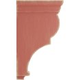 thumbnail image 3 of Ekena Millwork 3 1/2"W x 7 1/2"D x 14"H Extra Large Rojas Wood Vintage Decor Corbel, Salvage Red, 3 of 6