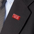 thumbnail image 2 of If You Can Read This You're Still Too Close Metal Rectangle Lapel Hat Pin Tie Tack Pinback, 2 of 3