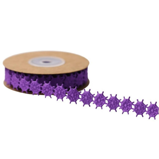 Halloween Ghost Decorative Ribbon 2.5 in Wide 10 Yd Spooky Party And Home Decor