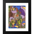 thumbnail image 2 of Adolf Hölzel 19x24 Black Modern Framed Museum Art Print Titled - Without Title (Figures) (Approx. 1920), 2 of 5