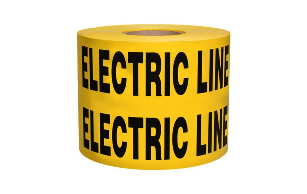 NonDetectable Underground Tape Caution Buried Electric Line Below