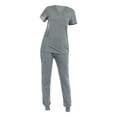 thumbnail image 4 of kusrkot Women's V Neck Scrub Set, L, 4 of 9
