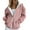 Red, variant on Women's Vertical Stripe Print Zip Up Hoodie, Fashion Drawstring Hooded Long Sleeve Sweatshirt for Spring Autumn Wear, Beach Casual Outings, Street Style and All Season Daily Comfort BK1 L