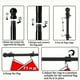 thumbnail image 5 of Kit de bandera colgante para exteriores, rotación 360°, kit de mástil de acero inoxidable, para jardines, patios, cercas, duradero, fácil instalación, metal resistente, para casas, verdes,, 5 of 9