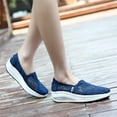 thumbnail image 6 of Tanleewa Women Casual Shoes Lace Lightweight Breathable Slip-on Shoes Summer Sneakers Shoe Size 8.5, 6 of 8