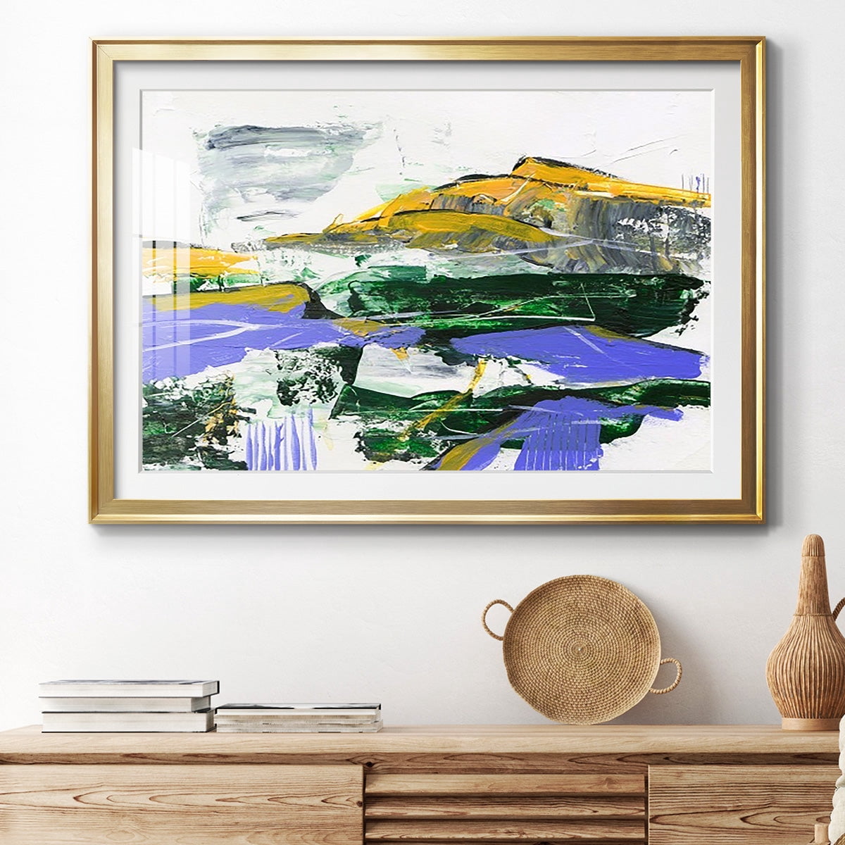 Silent Mountain VI Premium Framed Print - Ready to Hang