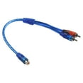 thumbnail image 4 of MYG 2Pcs Set RCA Audio Cable "Y" Splitter Adapter Computer 1 Female To 2 Males Cord, 4 of 9