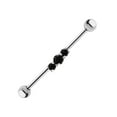 thumbnail image 5 of Luxe Modz 14G Industrial Barbell Surgical Steel Scaffold Ear Barbell Ring Piercing Jewelry Men Women, 5 of 13