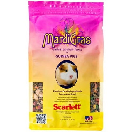 Scarlett Mardi Gras Guinea Pig Food 3lb
