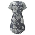 thumbnail image 4 of ZTTD Womens Maternity Casual Short Sleeve Nursing Dress Nightdress for Breastfeeding, 4 of 9
