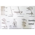 thumbnail image 4 of INTBUYING Mobile Handle Cart Storage Trolley Carbon Steel 3 Layers White, 4 of 8