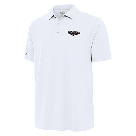 Men's Antigua White New Orleans Pelicans Era Polo