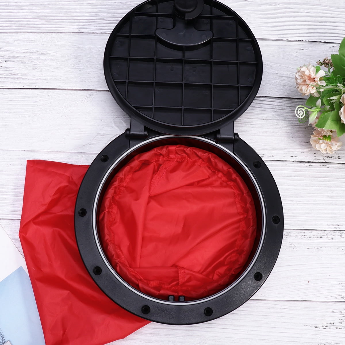 8 Inch Canoeing Rotary Hatchcover Canoeing Accessories Pocket Hatchcover Portable Hatch Cover for Kayak Boat Fishing Rigging
