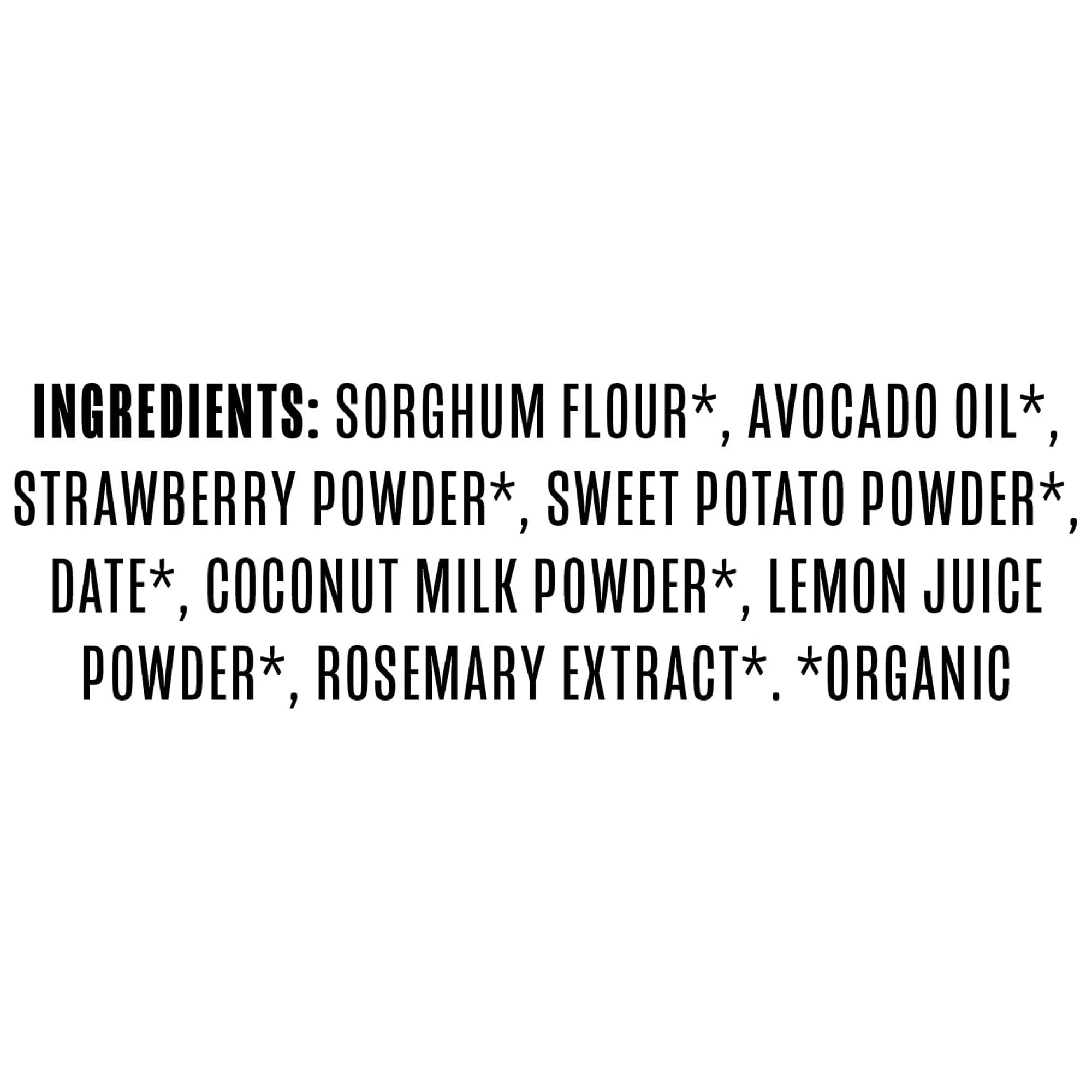 (2 pack) Once Upon a Farm Organic Baby Puffs, Strawberry, Sweet Potato & Coconut, 1.5oz Canister
