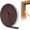 Brown, variant on SUNMON Door Seal D-Type Strip Weather Stripping Self Adhesive Foam for Door and Window, Soundproofing Gap Collision Avoidance (Brown)