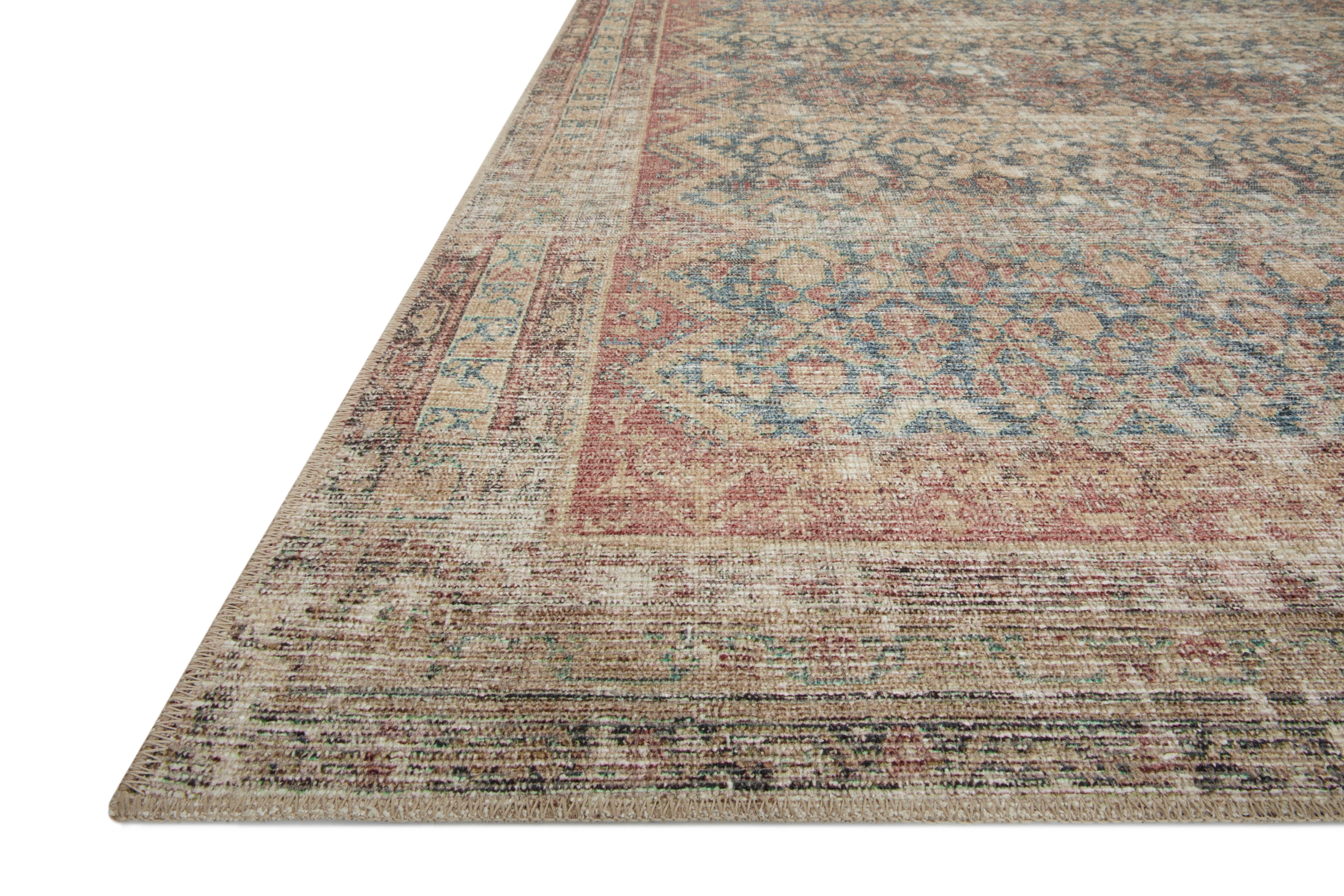 Angela Rose x Loloi Aubrey Ocean / Spice 2'-6" x 12'-0" Runner Rug