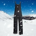 thumbnail image 4 of Mono de esquí para adultos Pantalones de snowboard Pantalones de abrigo de esquí unisex (L para niños) Negro Monos de abrigo de esquí, 4 of 5