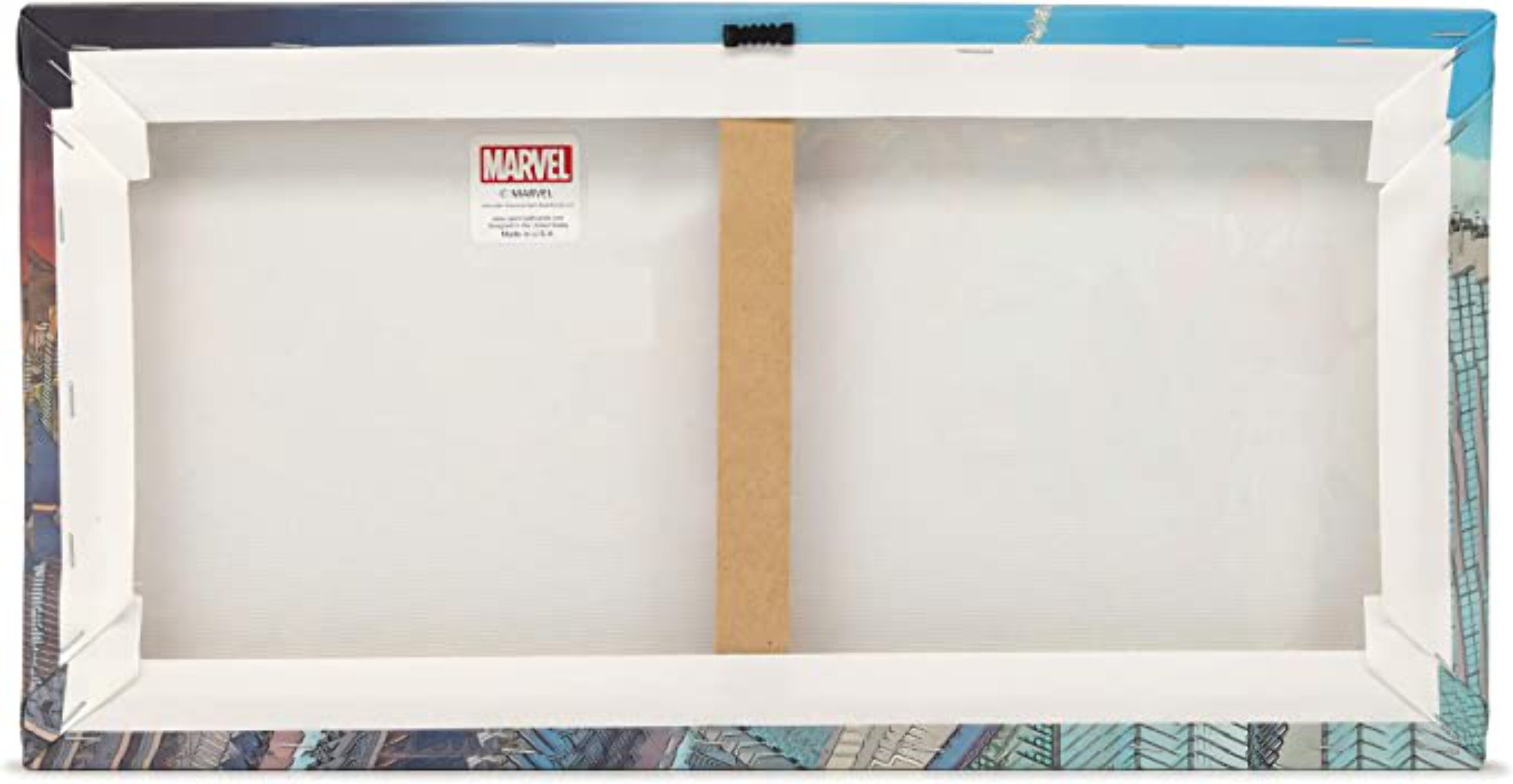Marvel Heroes in Action Gallery Wrapped Canvas Wall Art - Large Marvel Wall Decor Featuring Spider-Man, Iron Man and Black Panther