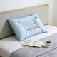 thumbnail image 4 of Almohada de cama de calidad hotelera, poliéster suave | Soporte cómodo y esponjoso | Multicolor | 73 x 48 cm | Tejido transpirable | Para dormir boca arriba, de lado o boca abajo | Construcción, 4 of 6