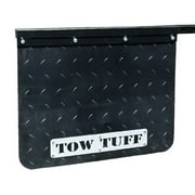 Tow Tuff Hitch Mount Rubber Towguard Mud Flaps - Universal - 18 x 24 Inch