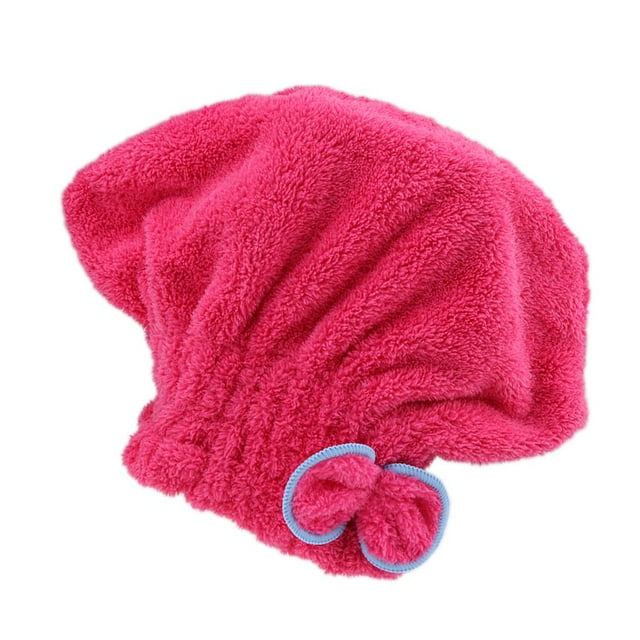 Microfibra Súper Absorbente De Agua Baño De De Secado Rápido Toal De Secado Turbante Gorra Cabeza Envoltura Sombrero Macarena Gorro de microfibra para cabello seco