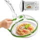 thumbnail image 1 of Microwave Food Splash Proof Lid, Upgraded Foldable Clear 11.5 Inch Plate Cover for Easy Heating and Food Protection, 1 of 5