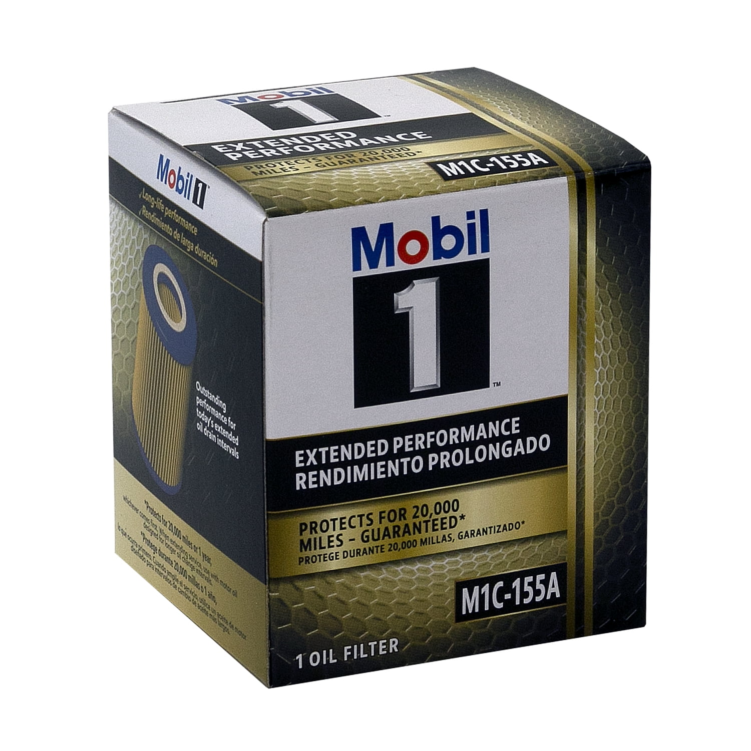 Mobil 1 M1C-155A Oil Filter: Ideal for Synthetic Oil Fits select: 2007-2016 BMW 328, 2007-2017 BMW X3