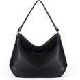 thumbnail image 1 of Bolso Hobo Montana West de piel vegana suave MWC-085BK para mujer, 1 of 6