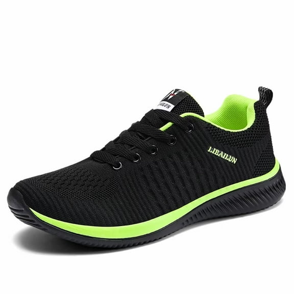 BUBUDENG Sport Shoes for Men Athletic Training Shoes Breathable Running Sneakers Lightweight Low Top Workout Shoes