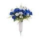 thumbnail image 2 of Cemetery Flowers 18-Head Rose Bouquet With Bucket Decoration, 2 of 9