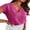 Hot Pink, variant on ANRABESS Women Tops Cap Sleeve Dressy Casual V Neck Shirts 2026 Summer Business Work Blouses Outfits Trendy Spring Clothing White Medium
