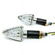 Krator Mini Personnalisé Conduit Clignotants Lampe Compatible avec Yamaha Majesté Vino Zuma Morphous Razz – image 2 sur 5
