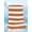 Orange, variant on Blue Stripes Cooling Blanket, Lightweight Breathable Summer Throw Blanket with Double Sided Cold Effect, Simple Blue White Texture Picnic Beach Blankets Bed Sheet for Hot Sleepers 60"x80"