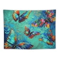 thumbnail image 5 of Orinice Butterflies Tapestry Wall Hanging Unique Style Graphic Tapestries Home Wall Decor Art for Living Room Bedroom Apartment Farmhouse Dorm 40x60inch, 5 of 6