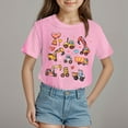 thumbnail image 2 of Godom Girls' Tees Short Sleeve Round Neck Cotton T-Shirt Girls Summer Tops, 2 of 4