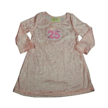 

Psketti - Little Girls - LS A-line Dress with Patch with Stars 1856-2T (PINK)