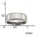 thumbnail image 5 of Stainless Steel Ridged Edge 8mm Polished Band, Available in Multiple Sizes, 5 of 9