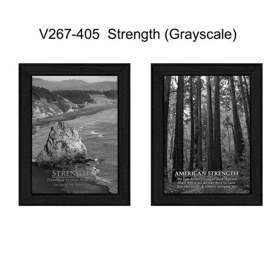 TrendyDecor4U Strength Collection Printed Wall Art V267-405