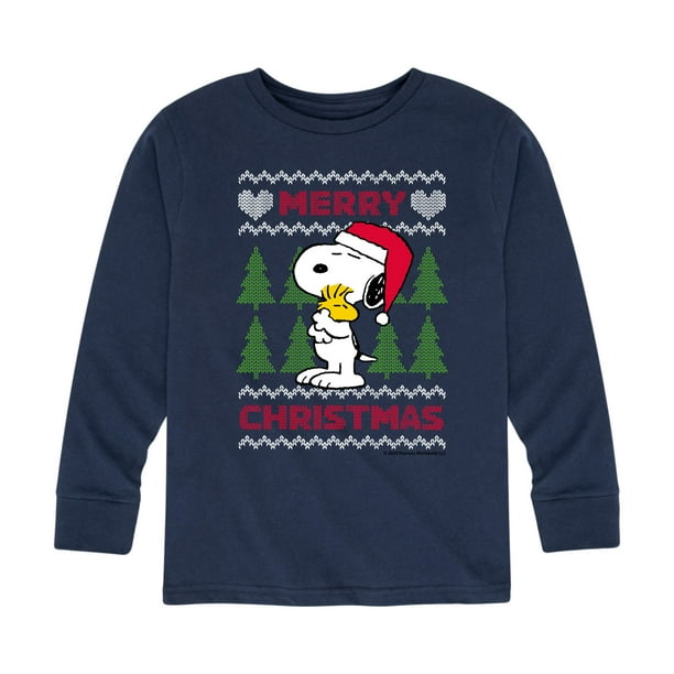 Peanuts Toddler And Youth Christmas Fun Long Sleeve Graphic TShirts