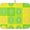 Grass Green Lemon Green Lemon Yellow, variant on Green Summer Lemon Dish Drying Mat for Kitchen Counter, Farmhouse Plaid Checkered Absorbent Reversible Dish Drainer Rack Mats for Coffee Bar Mats 16''''x18'''' 1 PCS