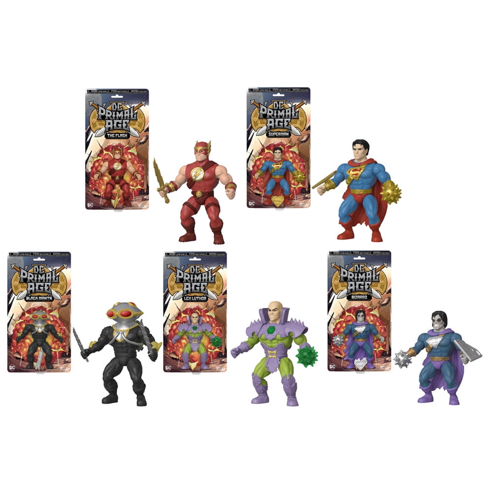 Funko DC Primal Age S2 Collectible Figures - SET OF 5 (Superman, Flash, Bizarro +2) - Walmart
