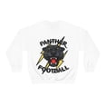 thumbnail image 4 of Retro Panther Mascot Women's Football Vintage Lightning School Spirit Unisex Sweatshirt, 4 of 6