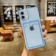 thumbnail image 3 of Card Holder Bag Transparent Case For Samsung Galaxy S21 FE S22 S23 Plus S24 Ultra A13 A14 A34 A54 A22 A32 A52 A33 A53 5G Case, 3 of 5